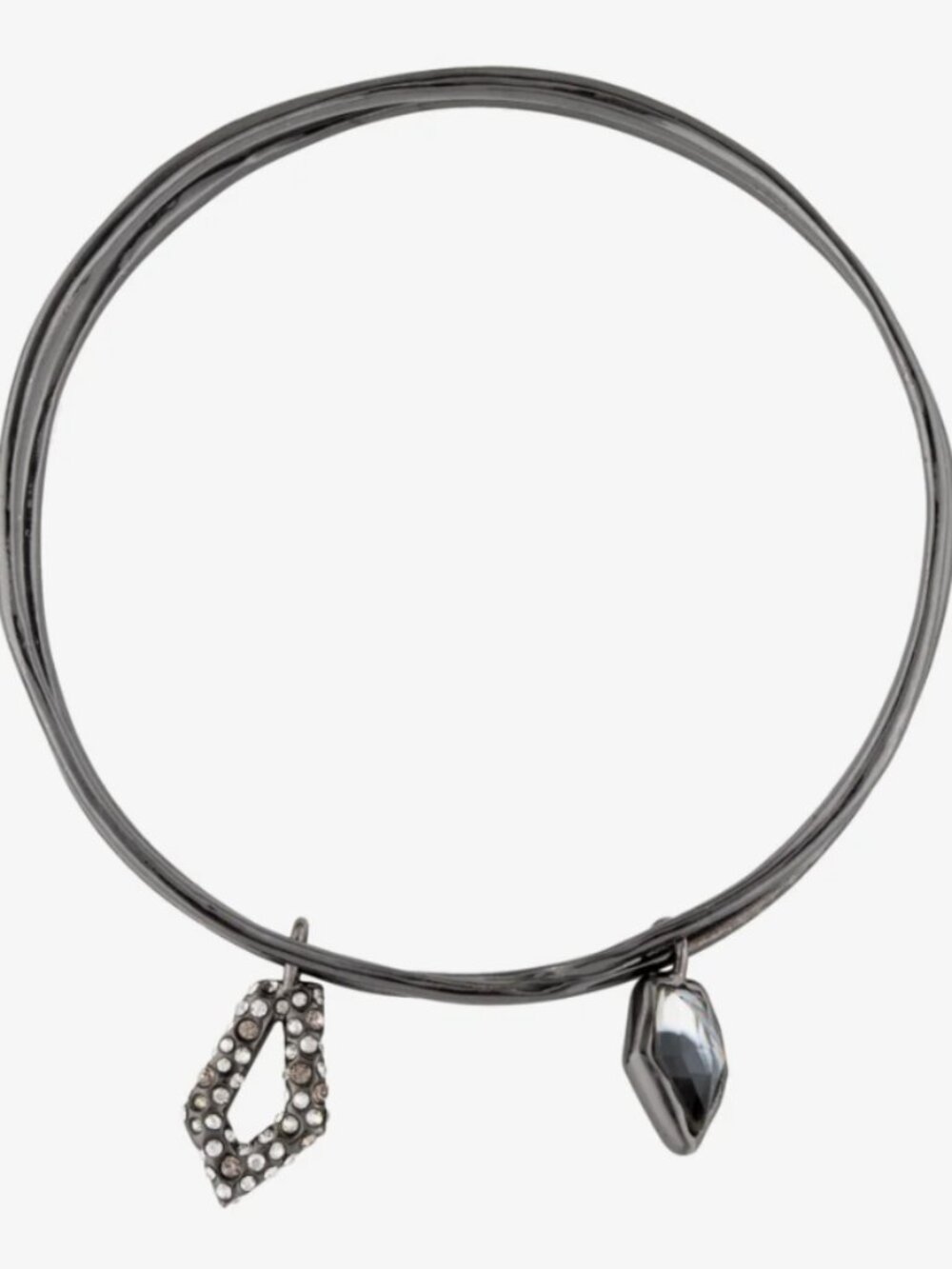 Alexis Bittar  Crystal Encrusted Bangle Bracelet